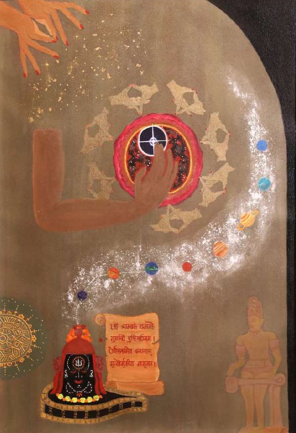 The Center, Acrylic on Canvas, 2024